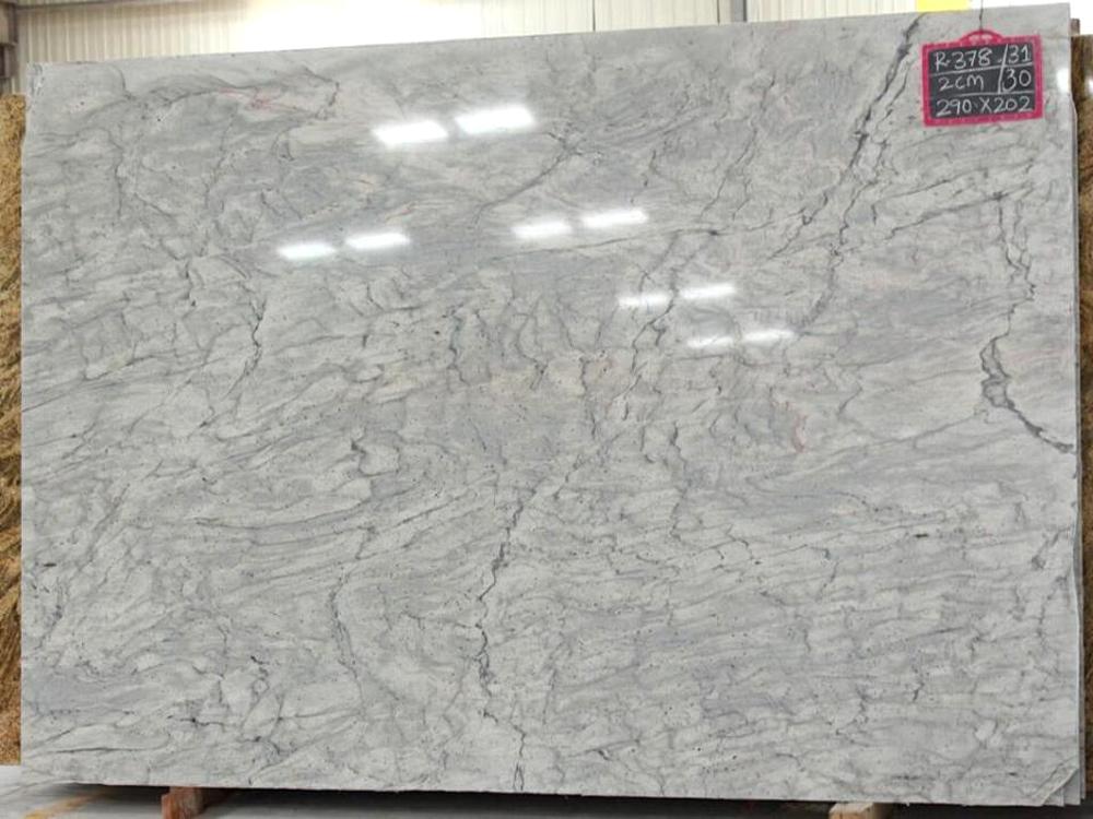 River White Granite Polished Slab Sample